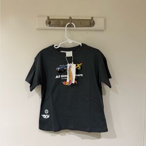 Zara Hot Wheels Tee 5 Years NWT